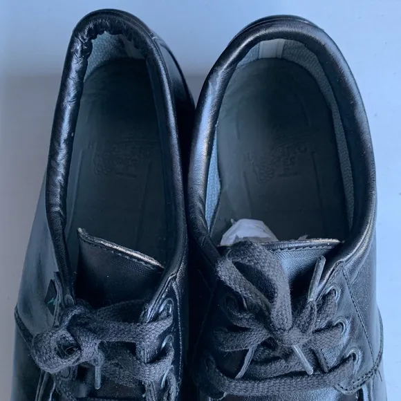 Red Wing VTG Shoes Steel Toe Oxford 6604 Black‎ 90s Workwear Men's Size 9.5