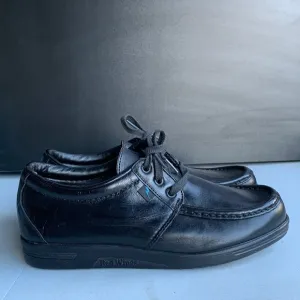 Red Wing VTG Shoes Steel Toe Oxford 6604 Black‎ 90s Workwear Men's Size 9.5