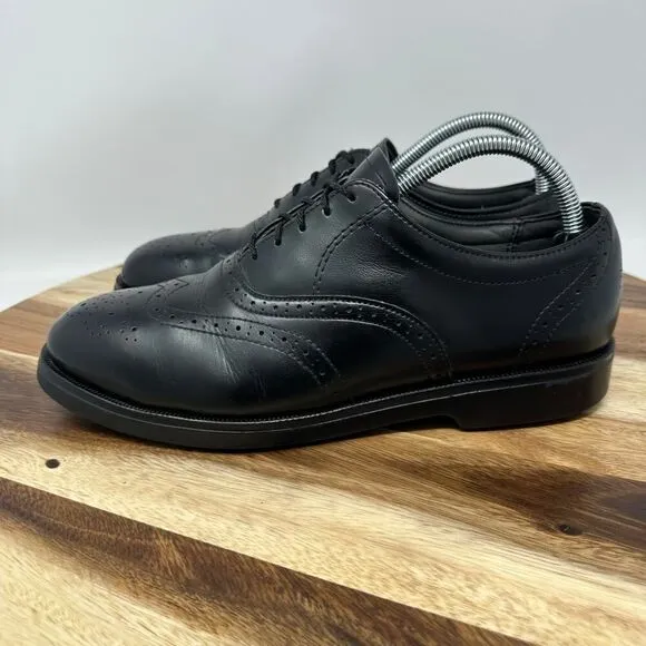 Red Wing Men’s Size 8.5 D 8701 Black Leather Oxford Steel Toe Dress Shoes
