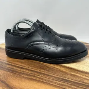Red Wing Men’s Size 8.5 D 8701 Black Leather Oxford Steel Toe Dress Shoes