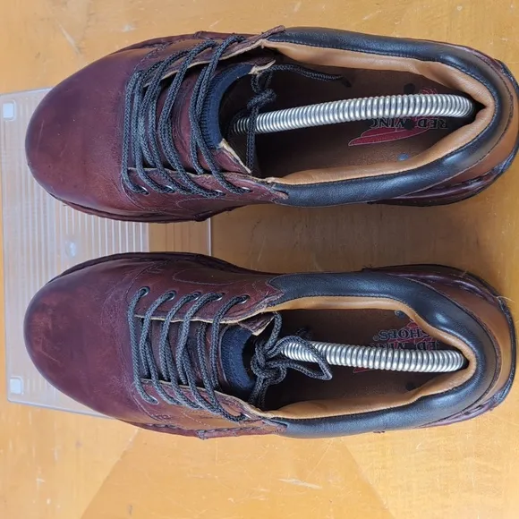 Red Wings 2324 oil slip resistant leather oxford steel toe work shoe women 7.5 B