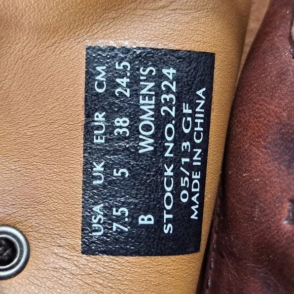 Red Wings 2324 oil slip resistant leather oxford steel toe work shoe women 7.5 B