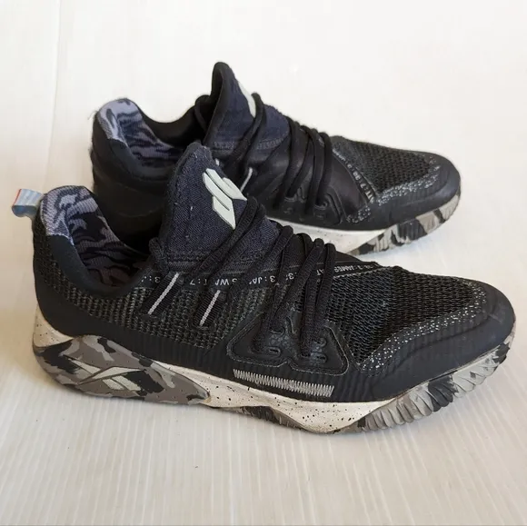 REEBOK men's Jj III Cross Training Black Pure Gray Shoes Sneakers