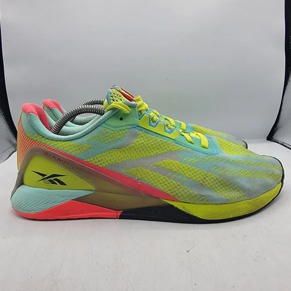 Reebok Nano X1 Mens 11 Training Running Shoes Sneakers Aciyel Pixmin GZ8947