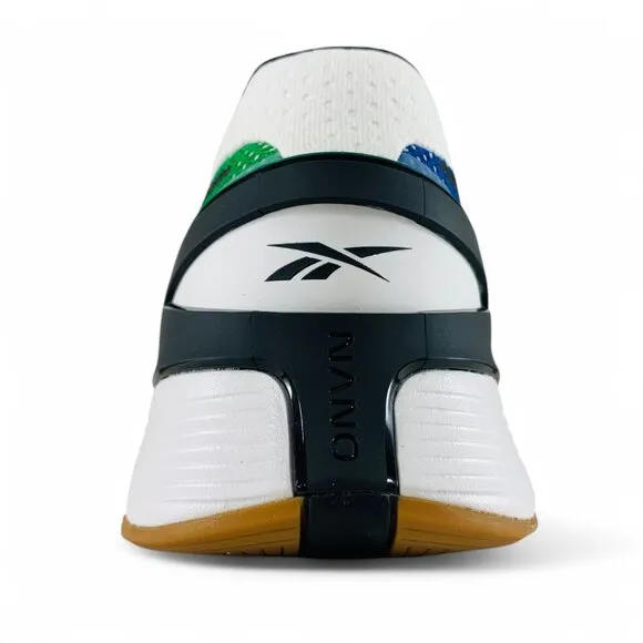 Reebok Nano X3 Mismatched White Green Blue Men's Training Shoes HP6076