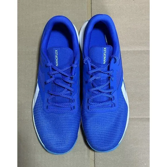 Reebok Nanoflex TR Court (FX1564) Men's Blue/White Training Shoes Sz 11.5