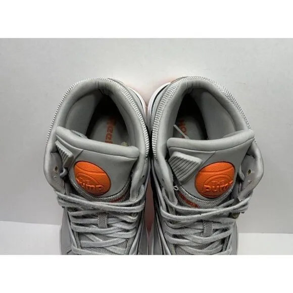 Reebok Pump Omni Lite Steel Black Orange White Men’s Size 11.5 M42973 Shoes