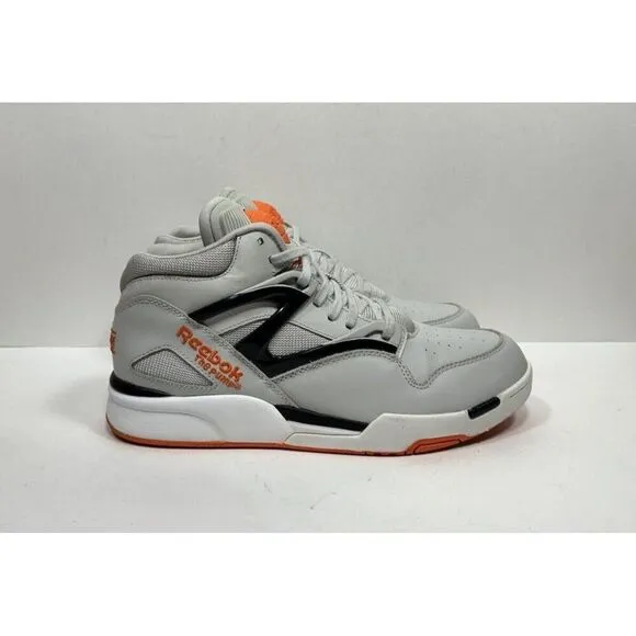 Reebok Pump Omni Lite Steel Black Orange White Men’s Size 11.5 M42973 Shoes