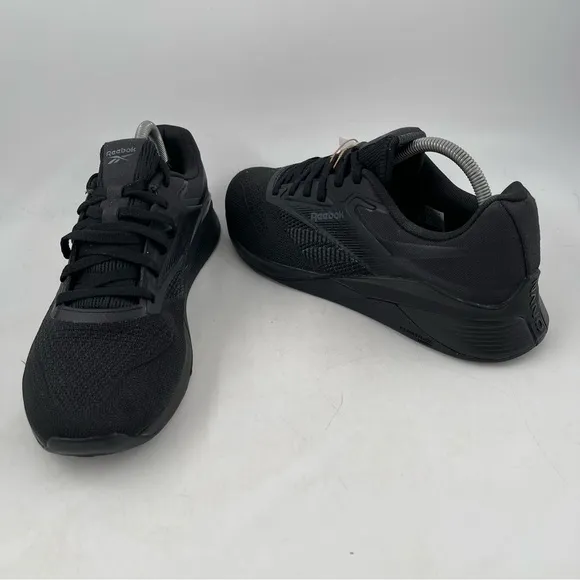 Reebok Women’s Nano X4 Training- SZ 10.5 -Triple Black Low Top Lace-Up Shoes