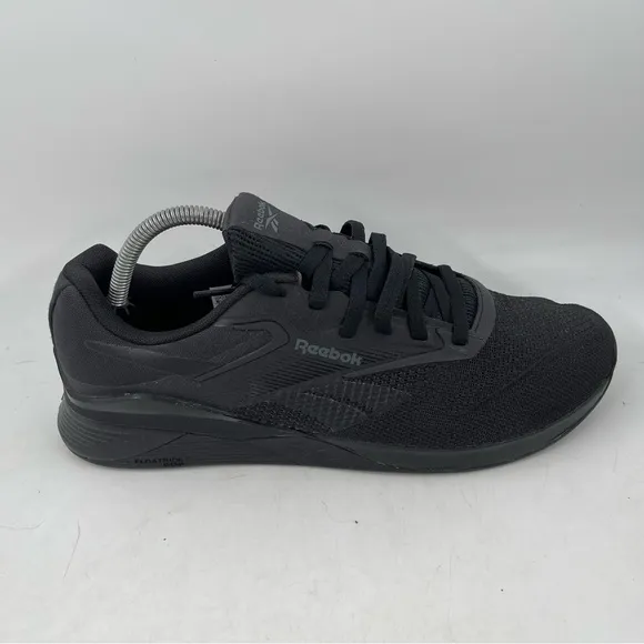 Reebok Women’s Nano X4 Training- SZ 10.5 -Triple Black Low Top Lace-Up Shoes