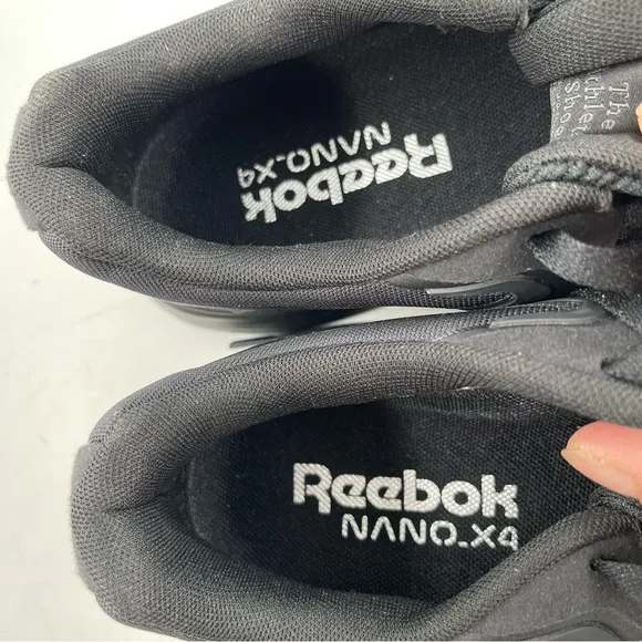 Reebok Women’s Nano X4 Training- SZ 10.5 -Triple Black Low Top Lace-Up Shoes