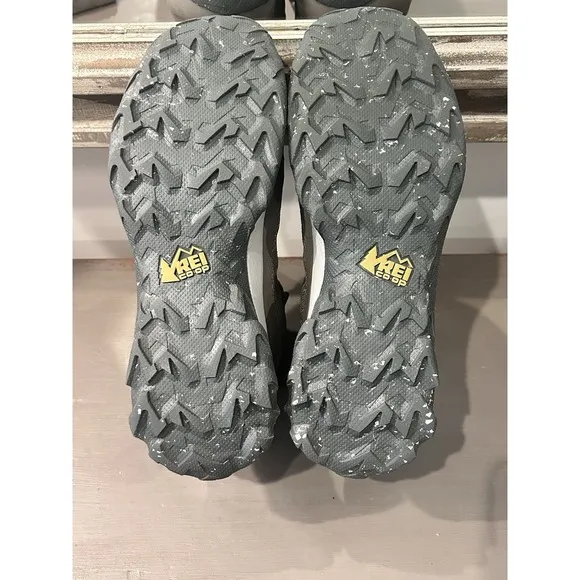 REI Co-Op Flash Mid Hiking Boots Mens Size 10 Green Waterproof Trail Shoes