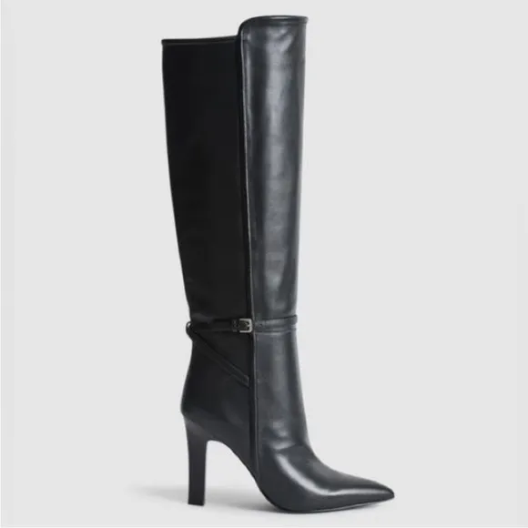 Reiss Caitlin leather knee tall women boots size 40 (fits 9 or 9 1/2)