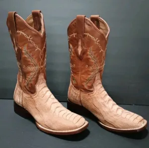 Resistol Ranch By Lucchese Women's Ostrich Boots Size 6.5 B*** READ⬇️