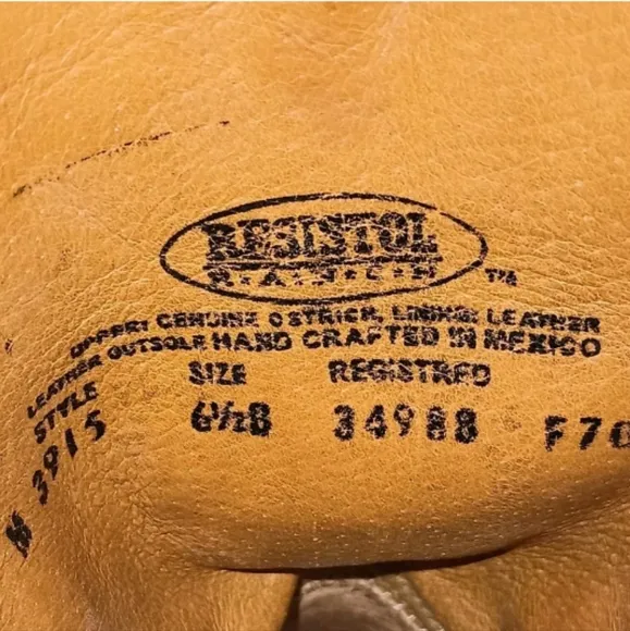 Resistol Ranch By Lucchese Women's Ostrich Boots Size 6.5 B*** READ⬇️