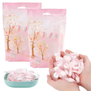 RETON 100 PCS Compressed Towels, Portable Compressed Towel Tablets, Mini Cotton Coin Tissue Disposable Compressed Face Towel, Travel Washcloth Toilet Paper Tablets for Travel Home Camping Outdoor