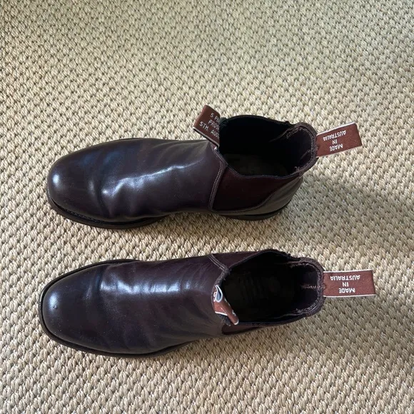 R.M Williams Men’s Chelsea Boots in brown Sz 9H (extra wide)