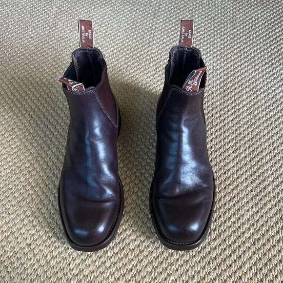 R.M Williams Men’s Chelsea Boots in brown Sz 9H (extra wide)