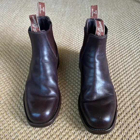 R.M Williams Men’s Chelsea Boots in brown Sz 9H (extra wide)