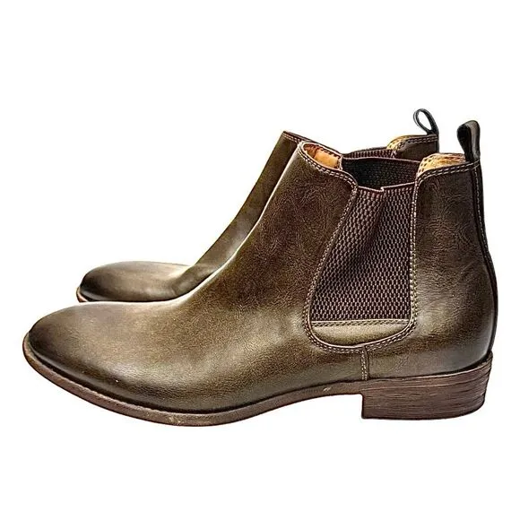 Robert Wayne Oklahoma Mens Size 9 Medium Dark Brown Boots Pre-Owned