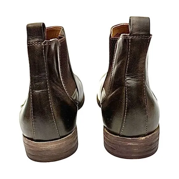 Robert Wayne Oklahoma Mens Size 9 Medium Dark Brown Boots Pre-Owned