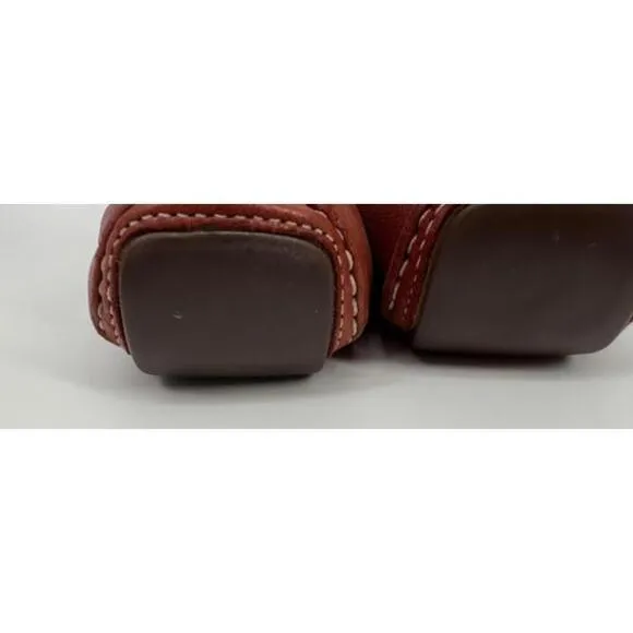 Robert Zur Mens size 11.5 Brown Leather Driver Loafers &amp; Slip Ons Moccasin Shoes