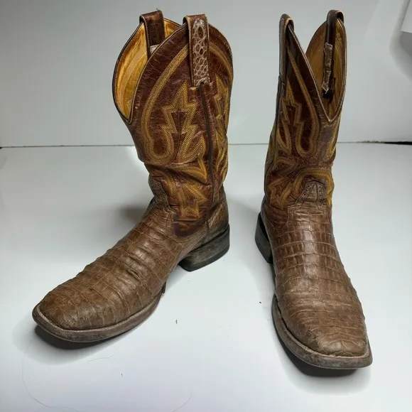 Rod Patrick Caiman Exotic Cowboy Boots Western Sz 11.5 AA