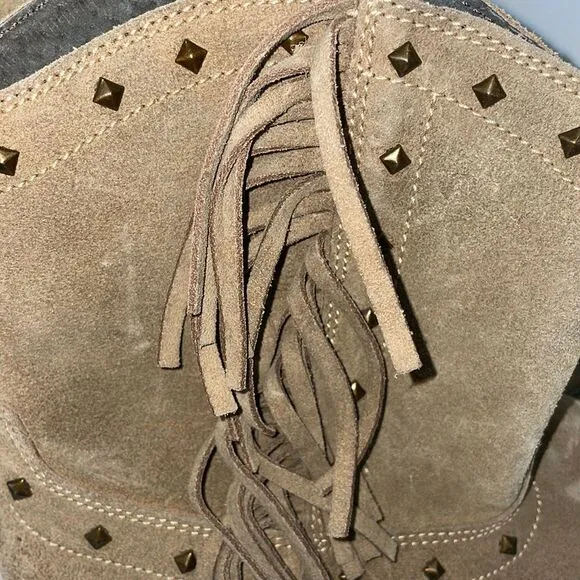 Roper Women’s Western Boots size 8.5 Fringe Studs Embroidery