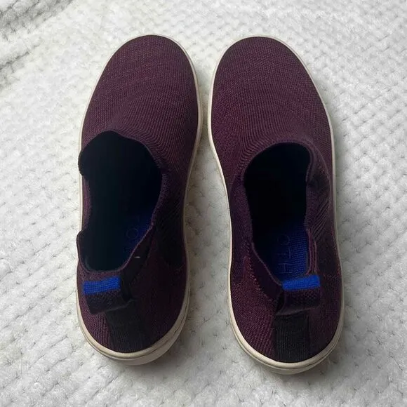 Rothy's - Chelsea Sneaker in Plum Melange -‎ Size 6.5