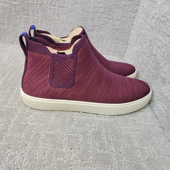ROTHY'S The Chelsea Plum Melange Pull On Sneaker Shoes Women's Size US 8, 10