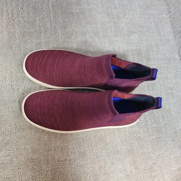 ROTHY'S The Chelsea Plum Melange Pull On Sneaker Shoes Women's Size US 8, 10