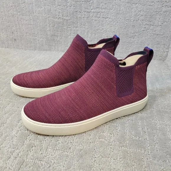 ROTHY'S The Chelsea Plum Melange Pull On Sneaker Shoes Women's Size US 8, 10