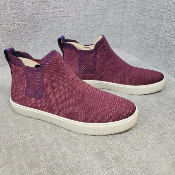 ROTHY'S The Chelsea Plum Melange Pull On Sneaker Shoes Women's Size US 8, 10