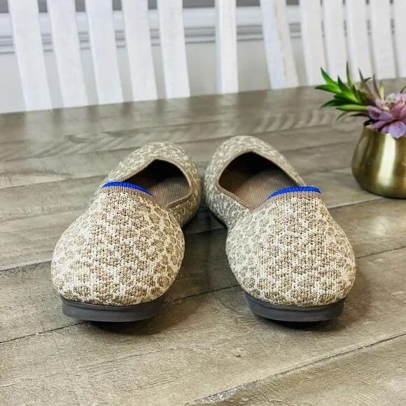 Rothy's The Flat Driftwood Cheetah/leopard Spot Women’s Size 10