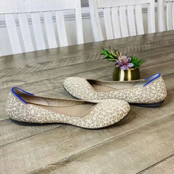 Rothy's The Flat Driftwood Cheetah/leopard Spot Women’s Size 10
