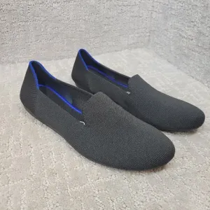 Rothy's The Loafer Black Solid Round Toe Slip On Flat Shoes Womens Size 8.5, 9.5