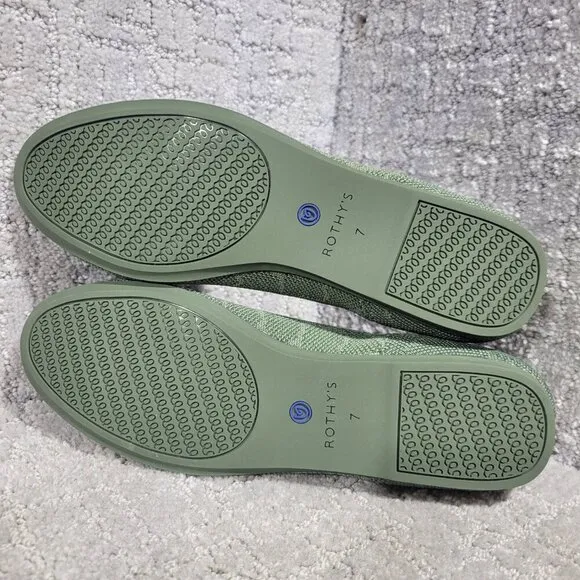 Rothys The Loafer Women's Size 7 US Safari Round Toe Slip on Flat Ballet Shoes