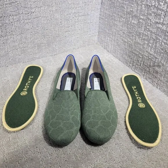 Rothys The Loafer Women's Size 7 US Safari Round Toe Slip on Flat Ballet Shoes
