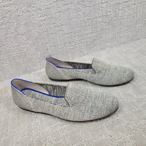 ROTHY'S The Loafer Women's Size US 7 Taupe Heather Round Toe Slip On Flat Shoes