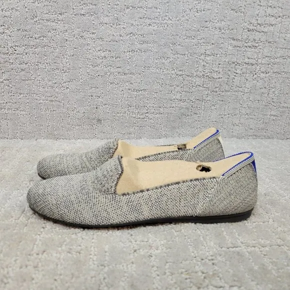 ROTHY'S The Loafer Women's Size US 7 Taupe Heather Round Toe Slip On Flat Shoes