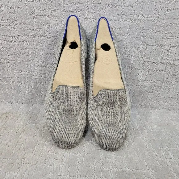 ROTHY'S The Loafer Women's Size US 7 Taupe Heather Round Toe Slip On Flat Shoes