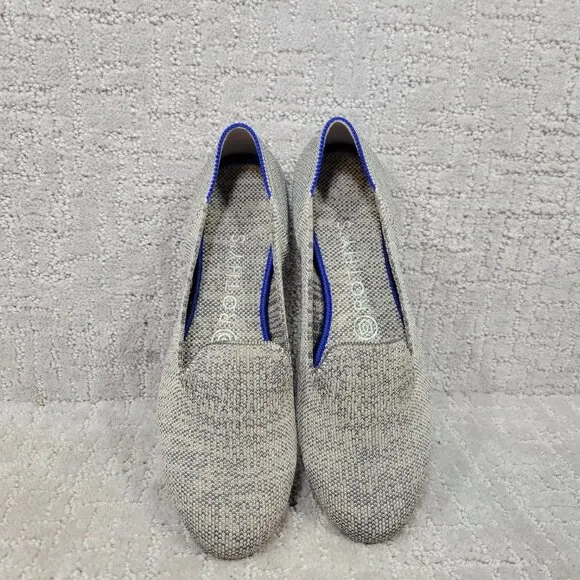 ROTHY'S The Loafer Women's Size US 7 Taupe Heather Round Toe Slip On Flat Shoes