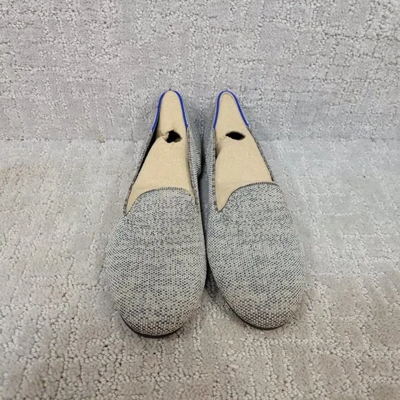 ROTHY'S The Loafer Women's Size US 7 Taupe Heather Round Toe Slip On Flat Shoes