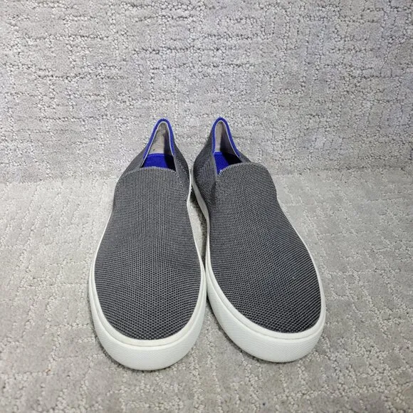 Rothy's The Original Sneaker Womens Size US 9.5 Steel Gray Low Top Slip On Shoes