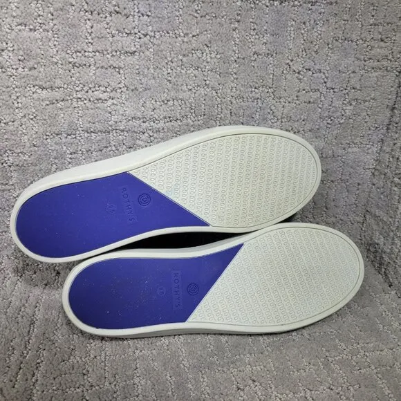 Rothy's The Original Sneaker Womens Size US 9.5 Steel Gray Low Top Slip On Shoes