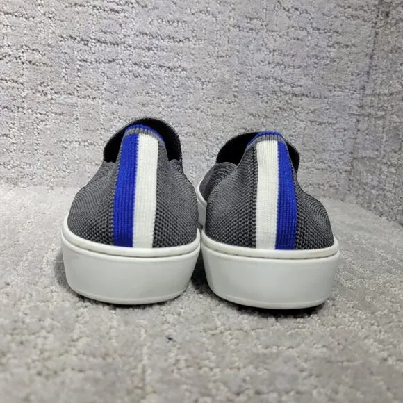 Rothy's The Original Sneaker Womens Size US 9.5 Steel Gray Low Top Slip On Shoes