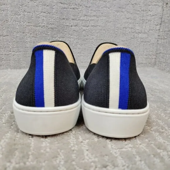 Rothy’s The Sneakers Women's Size US 10 Black Round Toe Slip On  Shoes NEW