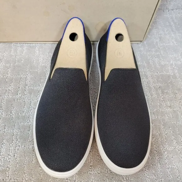 Rothy’s The Sneakers Women's Size US 10 Black Round Toe Slip On  Shoes NEW