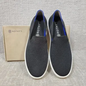 Rothy’s The Sneakers Women's Size US 10 Black Round Toe Slip On  Shoes NEW