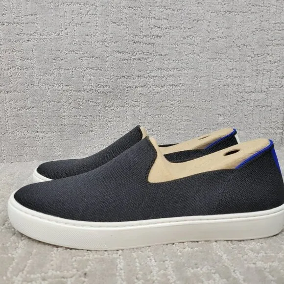 Rothy’s The Sneakers Women's Size US 10 Black Round Toe Slip On  Shoes NEW